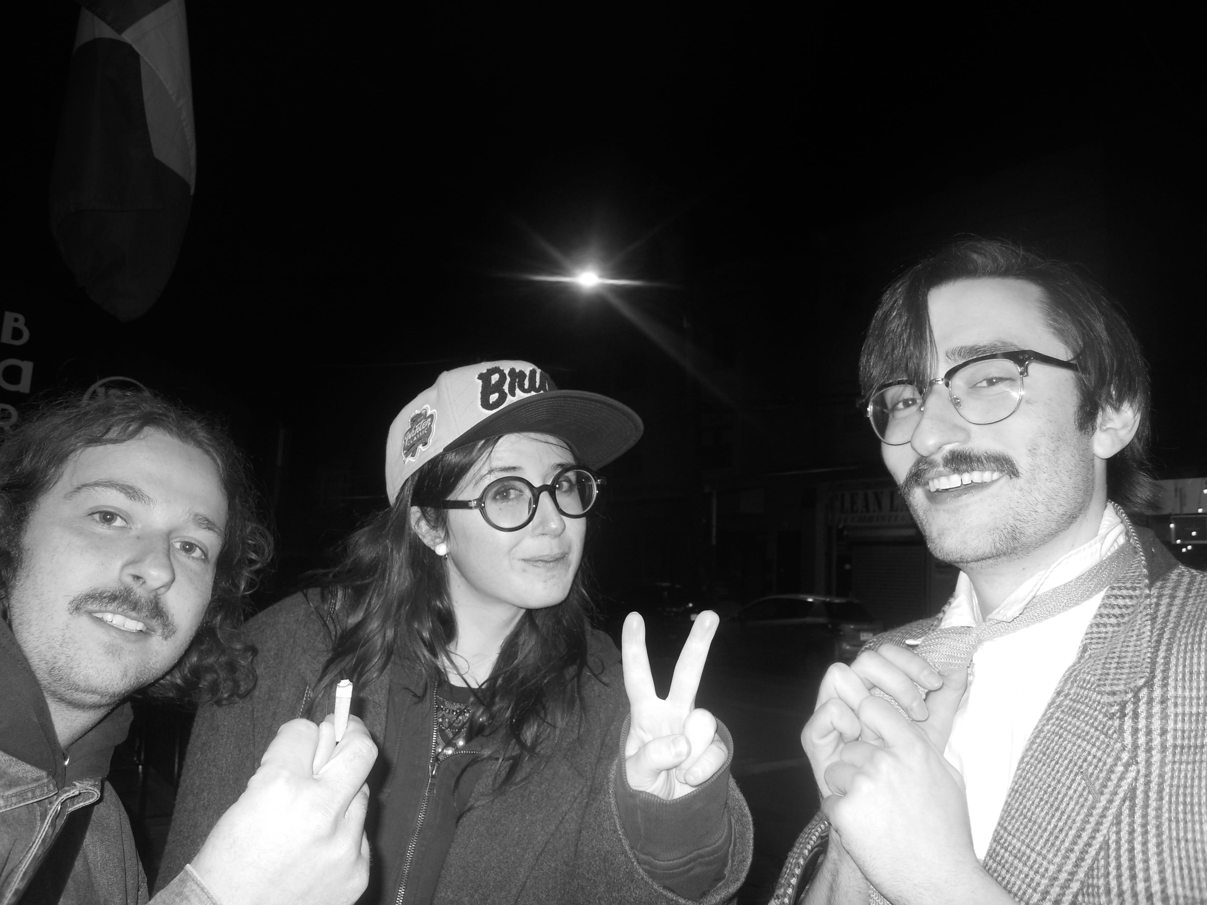 a picture of Noah, Grace Burnes, and Andy